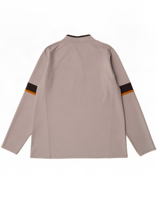 Under Armour Uomo Cold Gear Pullover Tuta Top XL Grigio Colourblock