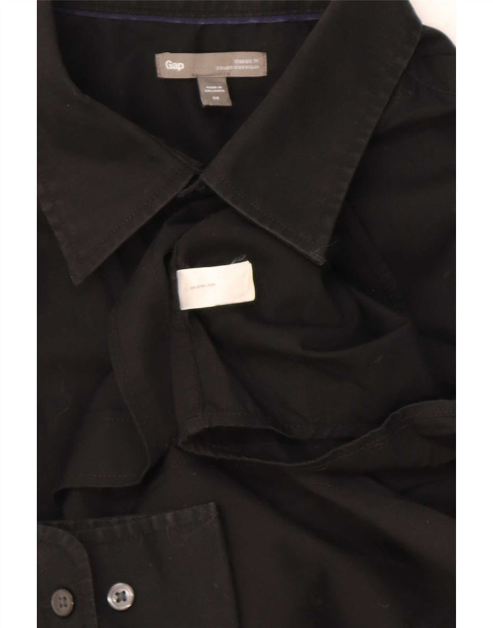 Camicia Gap da uomo vestibilità classica in cotone nero medio