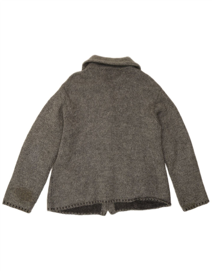 Maglione cardigan da donna Sportmax UK 16 grande grigio