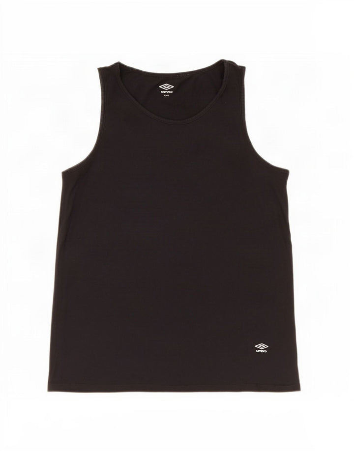 Canotta da uomo Umbro 2XL cotone nero