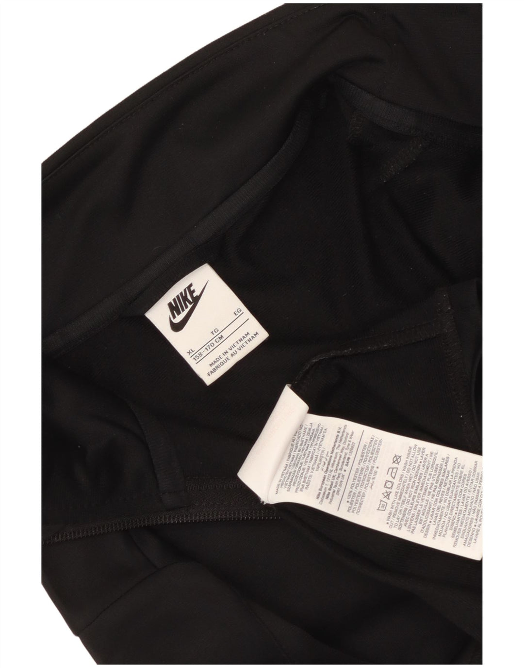Giacca da ginnastica grafica da ragazzo Nike 13-14 anni XL poliestere nero