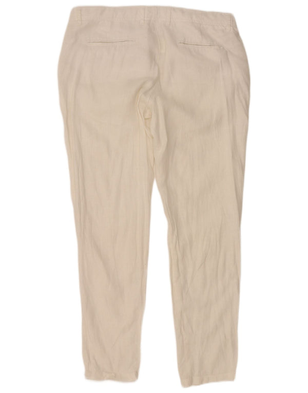 Pantaloni chino slim da uomo Zara XL W34 L31 bianchi