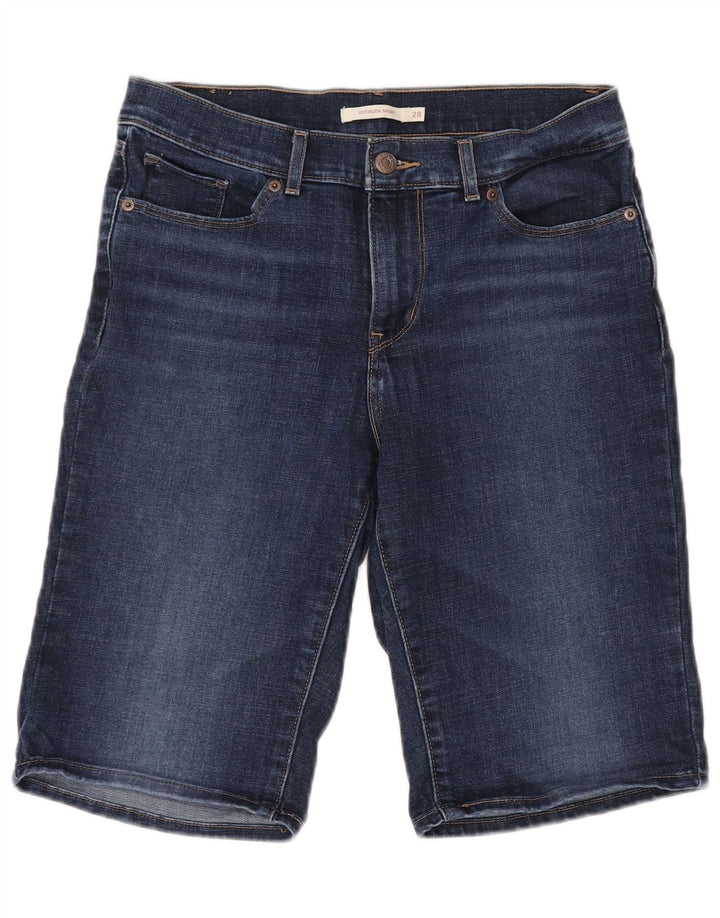 LEVI'S Bermuda in denim da uomo W28 piccolo cotone blu