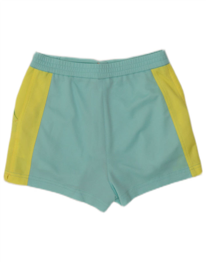 Pantaloncini casual da donna ELLESSE IT 44 Medium W32 Blu Colourblock Poliestere