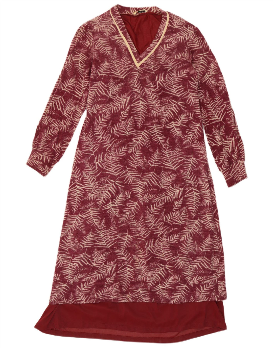 Set da 2 pezzi da donna Hilton UK 10 piccolo floreale bordeaux