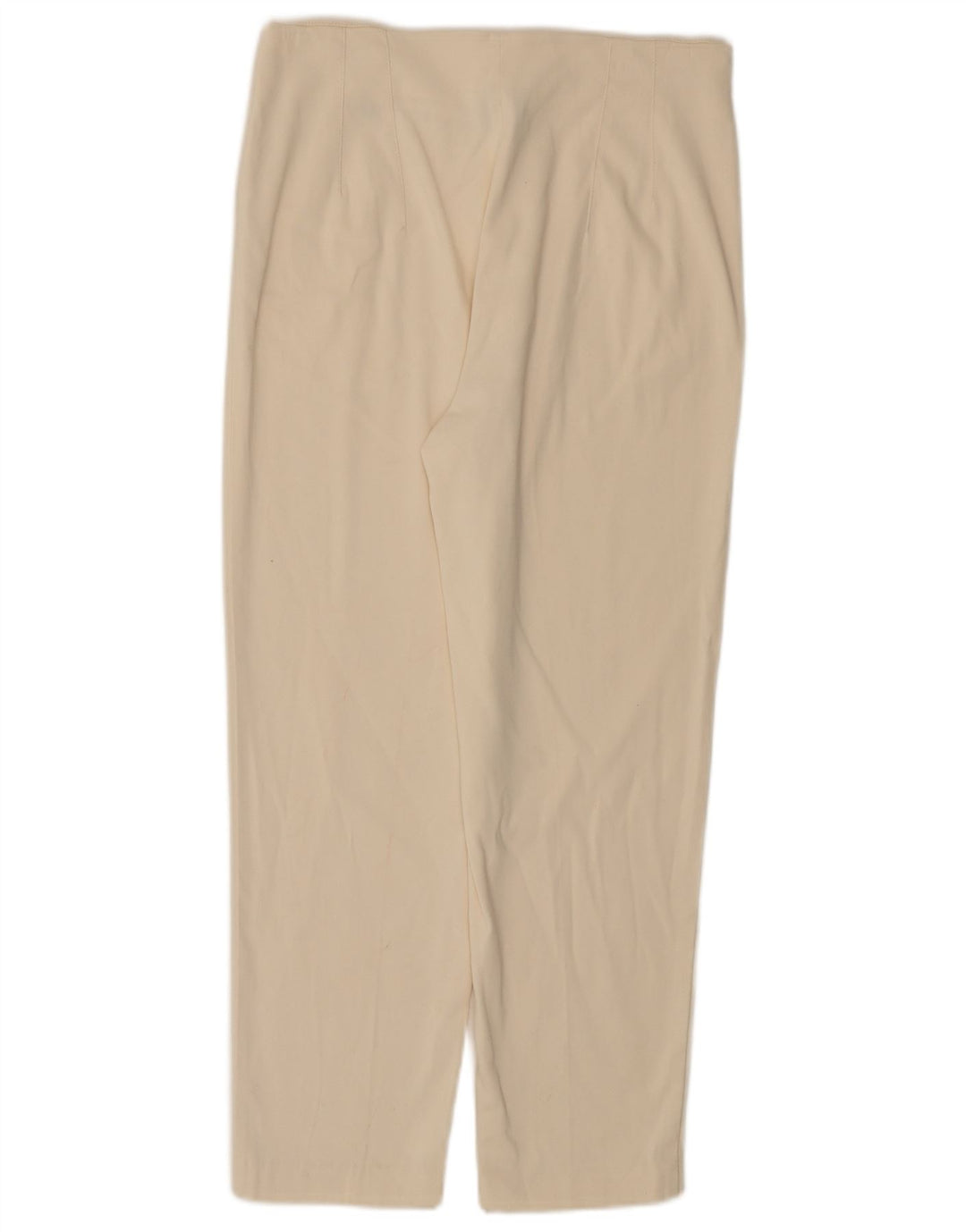 Pantaloni cropped da donna Massimo Dutti EU 42 Large W30 L25 Bianco