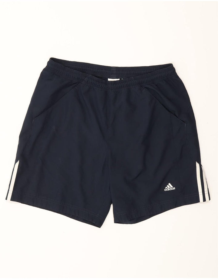Pantaloncini sportivi ADIDAS Clima 365 medio poliestere blu navy