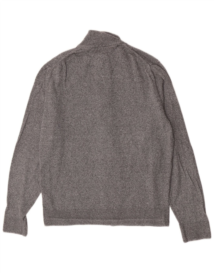Maglione cardigan da donna Tommy Hilfiger XL in cotone grigio
