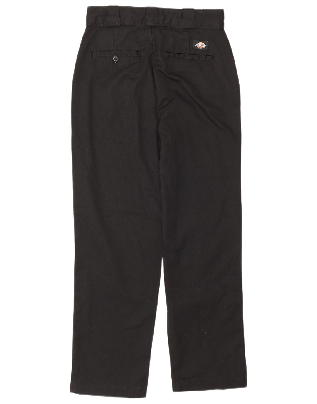 DICKIES Pantaloni chino dritti da donna W27 L26 poliestere nero