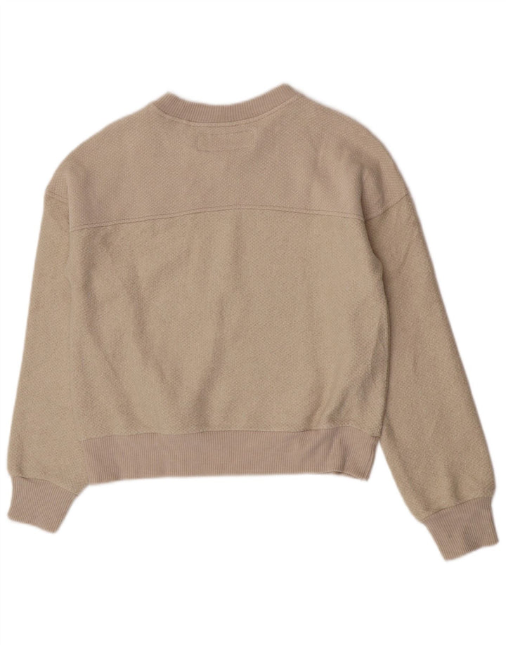 Maglione da donna con scollo a barca Benetton UK 10 Small Off White Classic