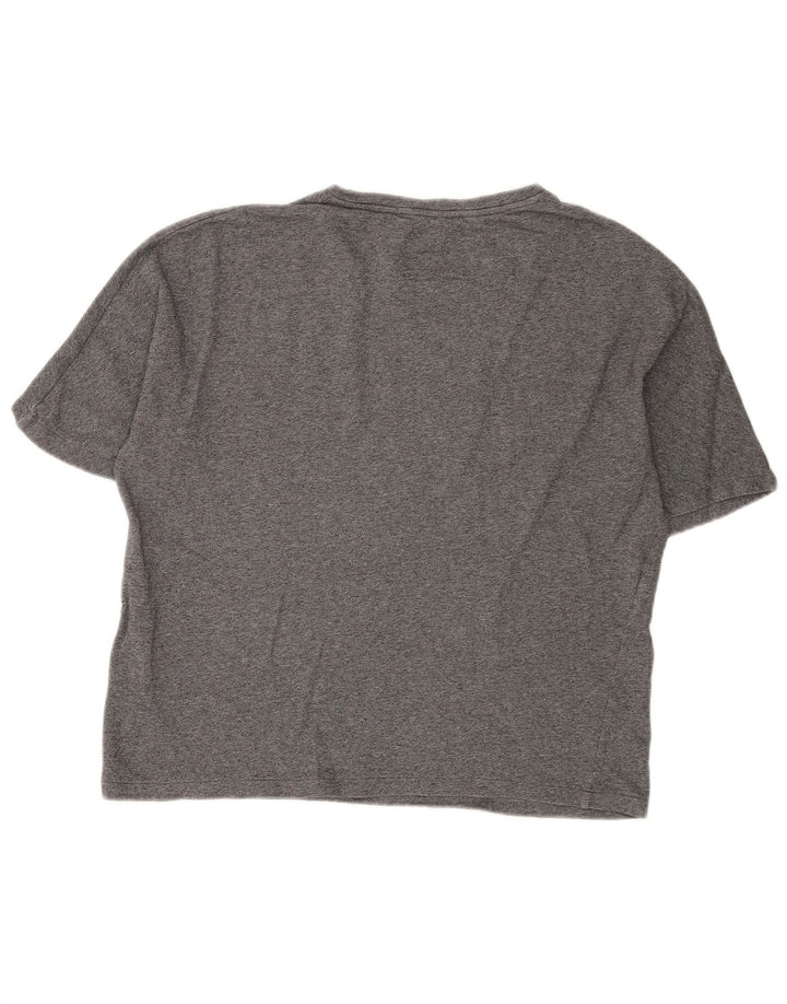 T-shirt da uomo Cos Top piccola in cotone grigio