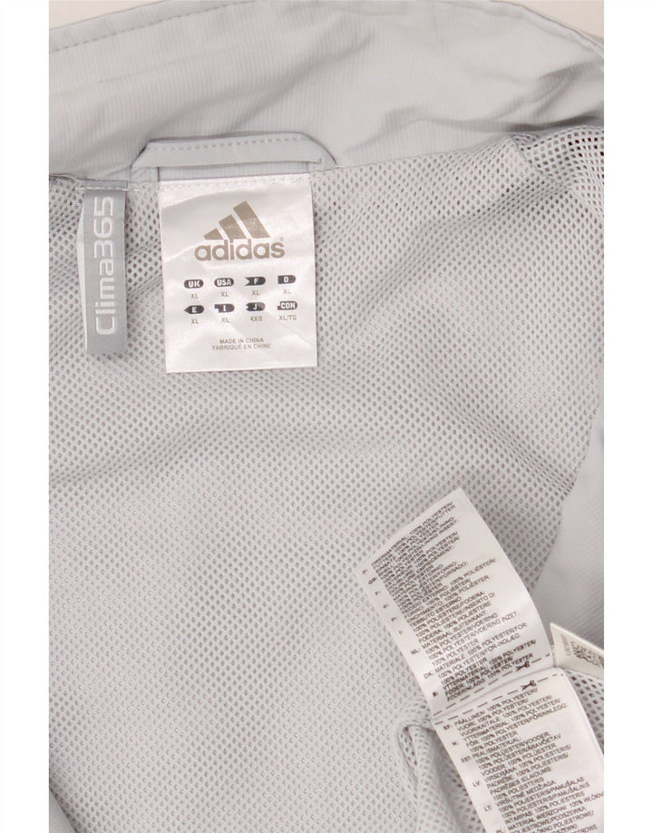 Giacca antipioggia ADIDAS da uomo Clima 365 UK 42 XL Poliestere color block grigio