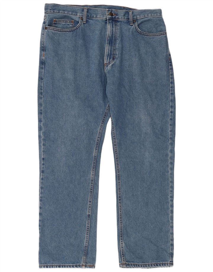 Jeans dritti da uomo Marks & Spencer W36 L29 cotone blu