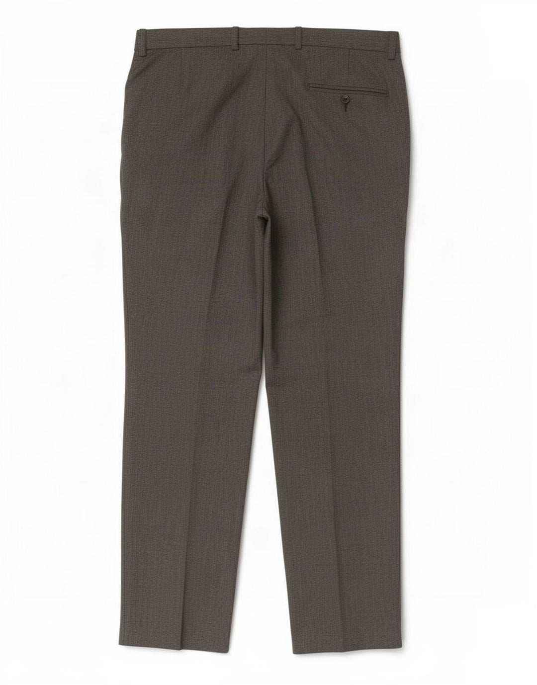 Pantaloni chino dritti da uomo Marks & Spencer W34 L31 poliestere grigio