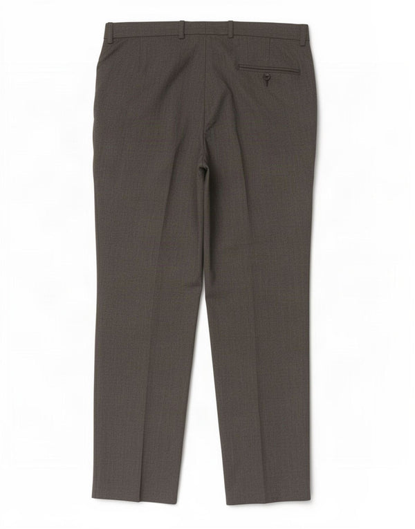Pantaloni chino dritti da uomo Marks & Spencer W34 L31 poliestere grigio