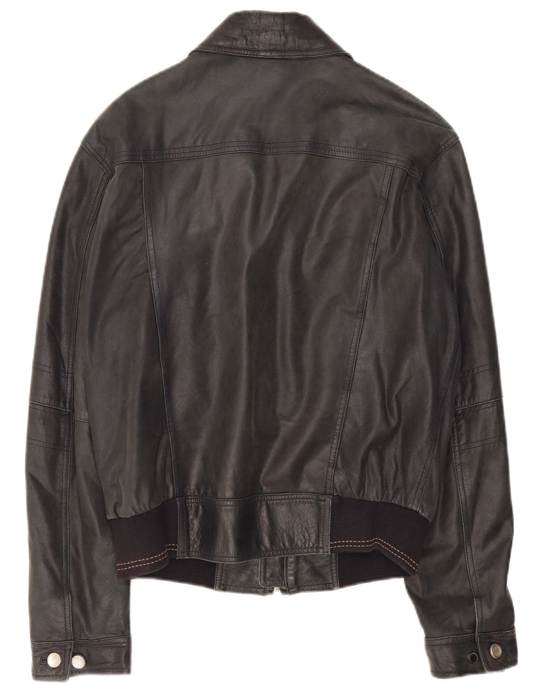 Giubbotto Bomber In Pelle Uomo Conbipel IT 48 Medio Pelle Nera