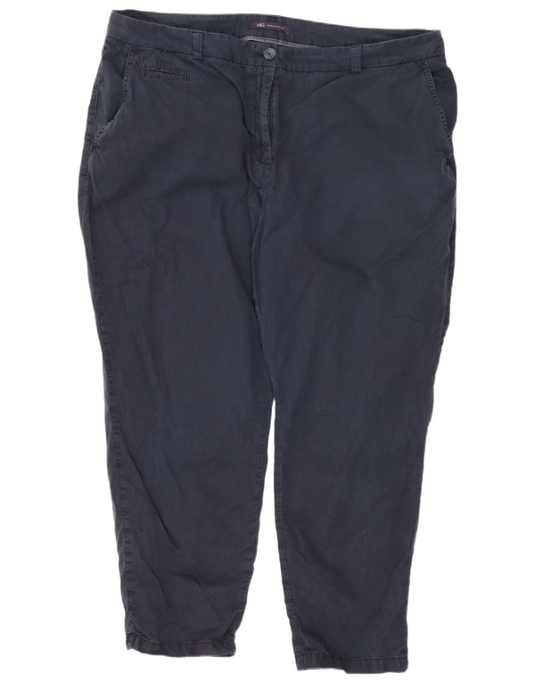Pantaloni corti da donna Marks & Spencer UK 20 2XL W38 L25 Blu navy
