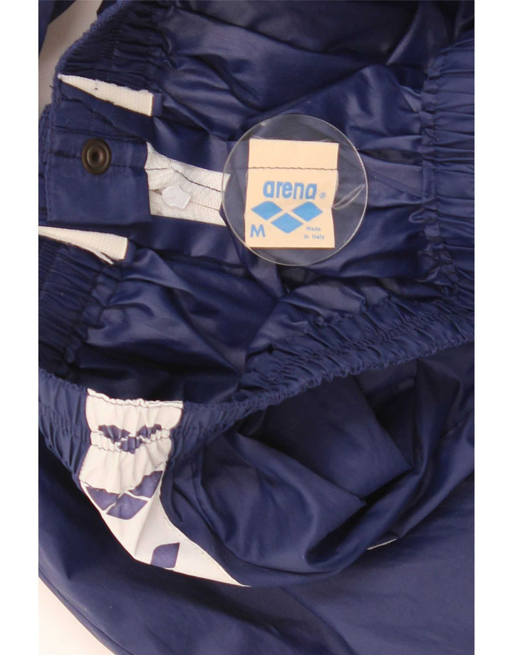 Pantaloni impermeabili con grafica da donna Arena medi W28 L31 blu navy in poliammide