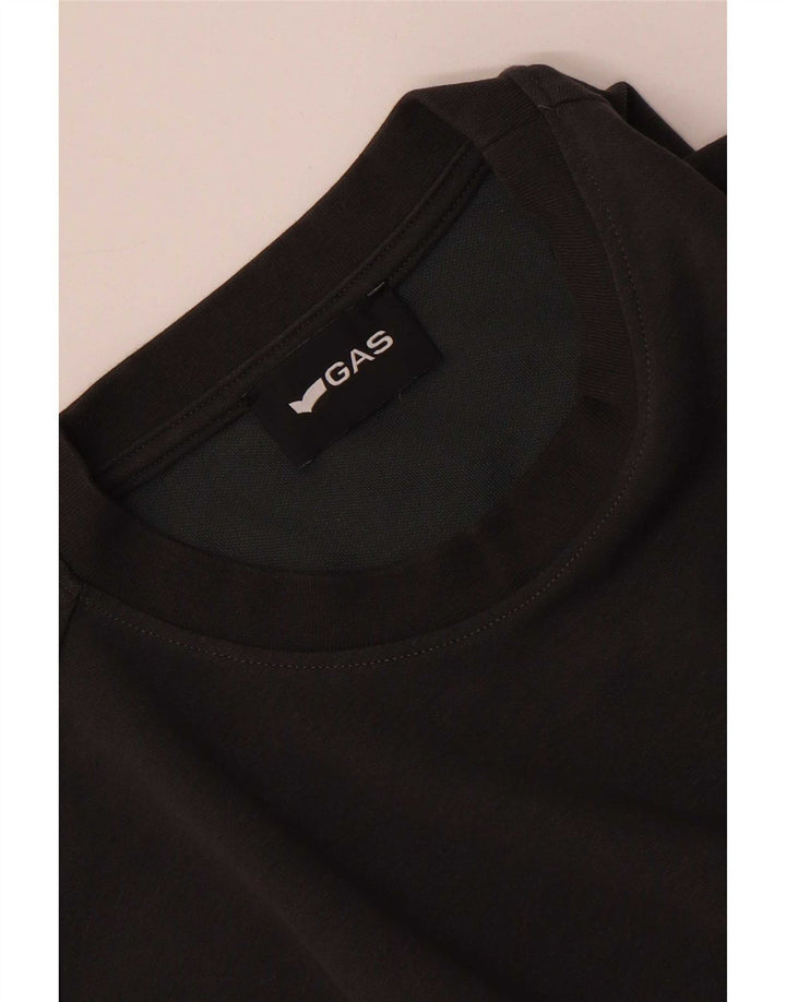 Maglia da uomo Gas a maniche lunghe grande grigia