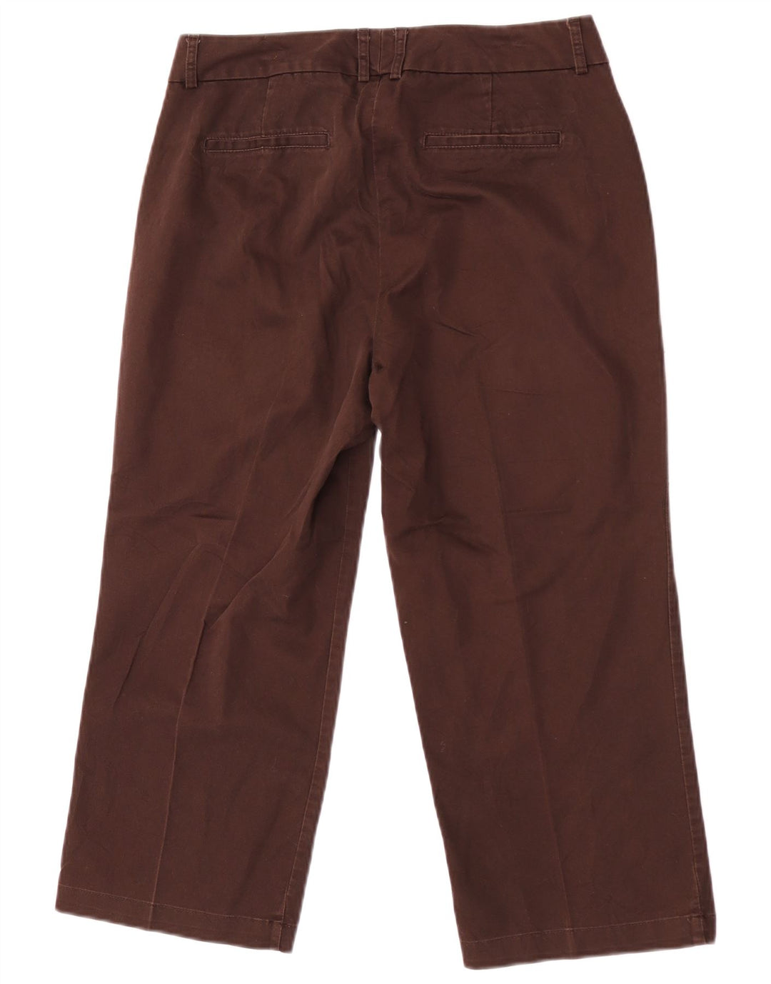 Pantaloni Capri Curvy da donna a vita media Dockers US 6 Medium W30 L22 Marrone