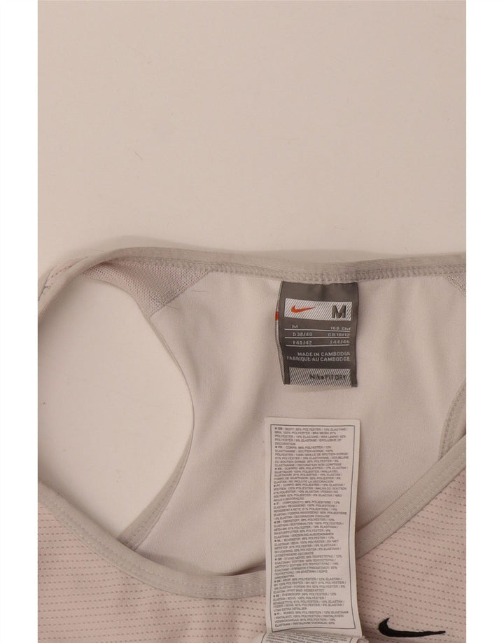 Canotta Nike da donna UK 10/12 Poliestere grigio medio