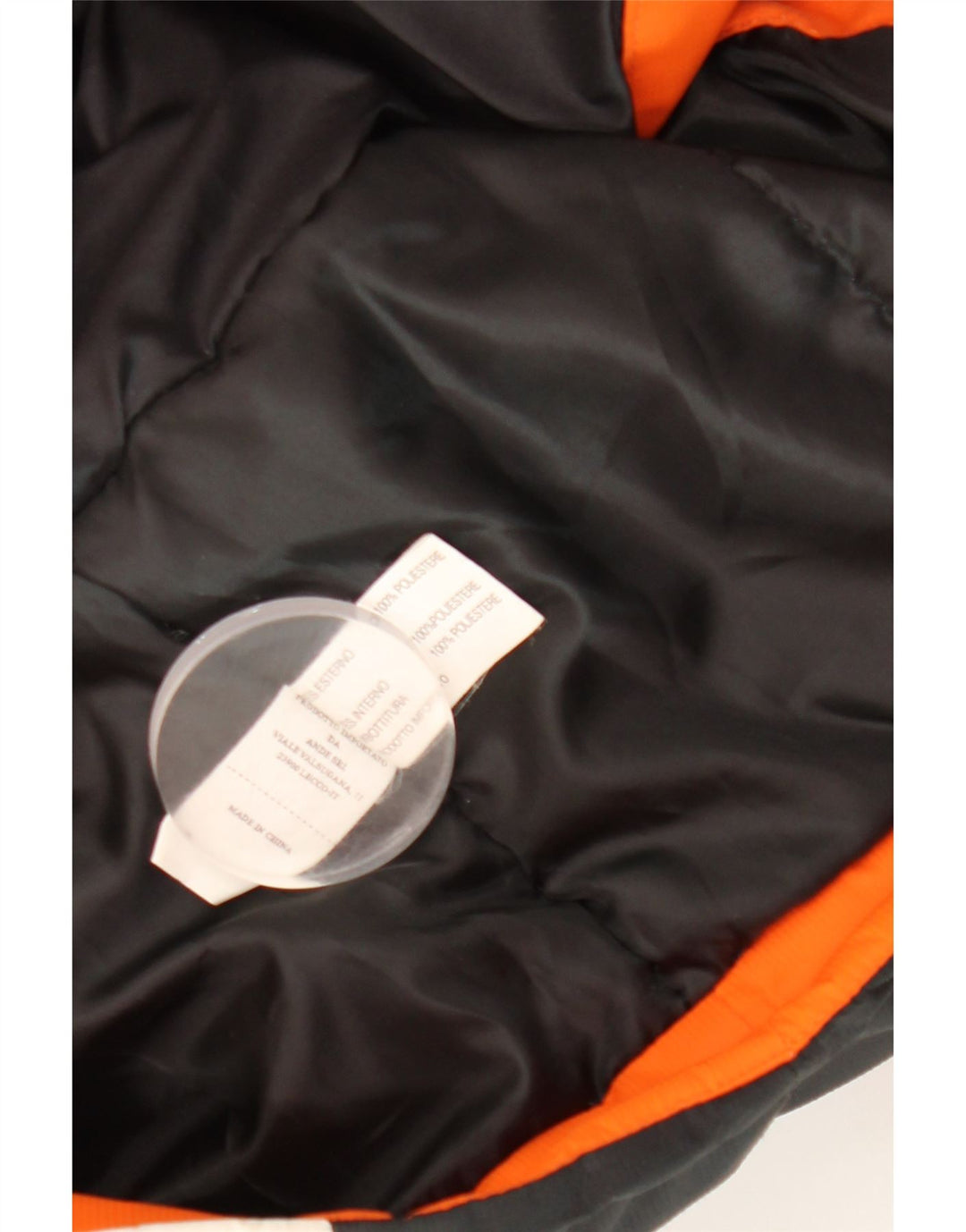 Giacca a vento con cappuccio da ragazzo MC Kee's 11-12 anni color block arancione