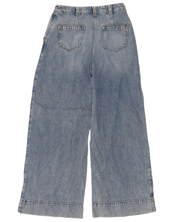 Jeans Reiss a gamba larga a vita alta da donna W27 L32 cotone blu