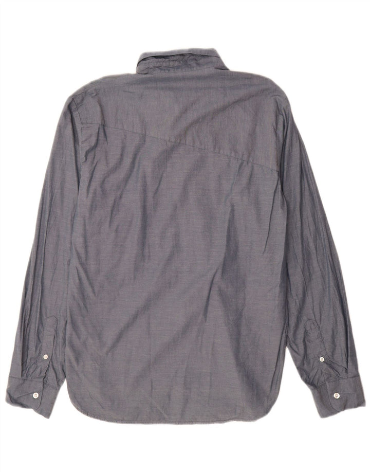 Camicia da uomo Volcom Classic Fit in cotone blu medio