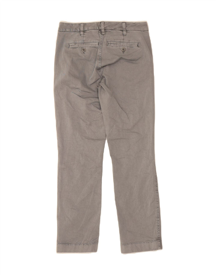 J. CREW Womens Slim Chino Trousers W24 L26 Grey Cotton Vintage J. Crew and Second-Hand J. Crew from Messina Hembry 