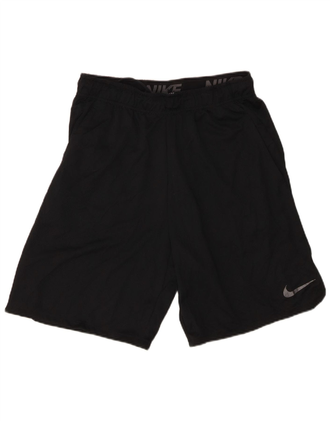 Pantaloncini sportivi Nike Dri Fit da uomo, poliestere medio nero