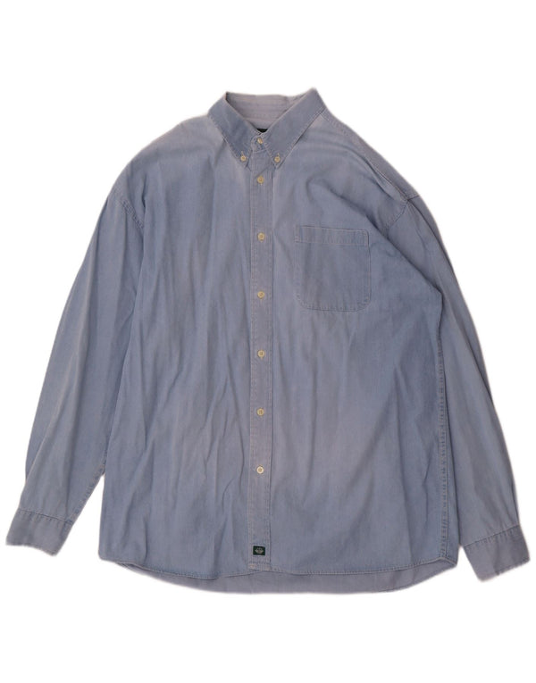 Camicia da uomo Dockers XL in cotone blu