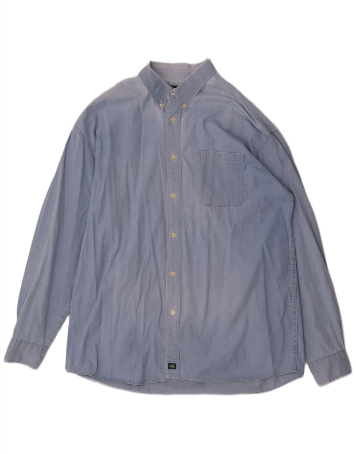 Camicia da uomo Dockers XL in cotone blu