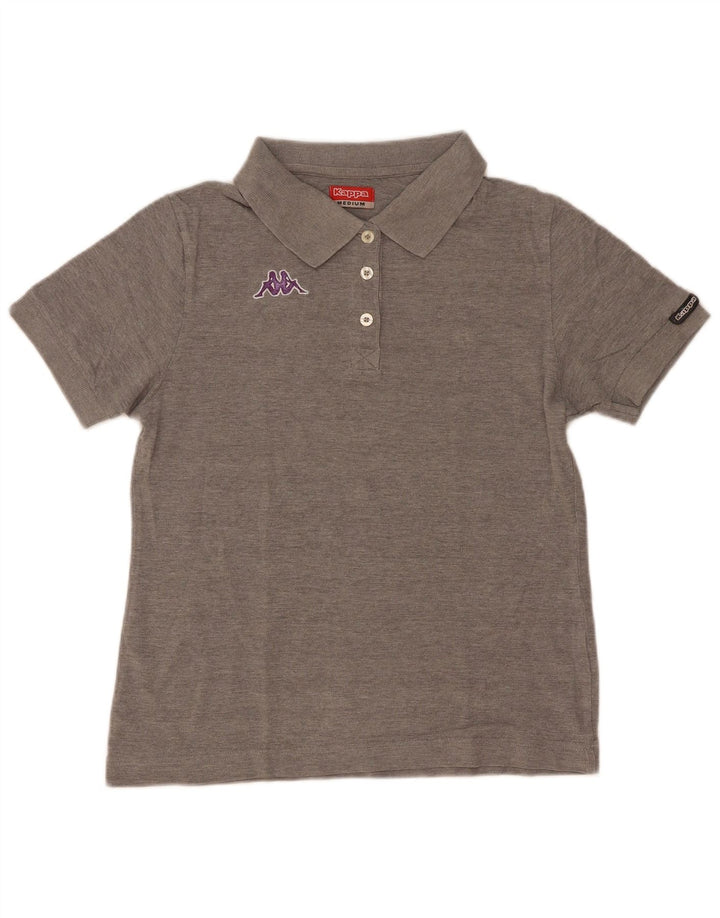 Polo Kappa da donna UK 12 grigio medio
