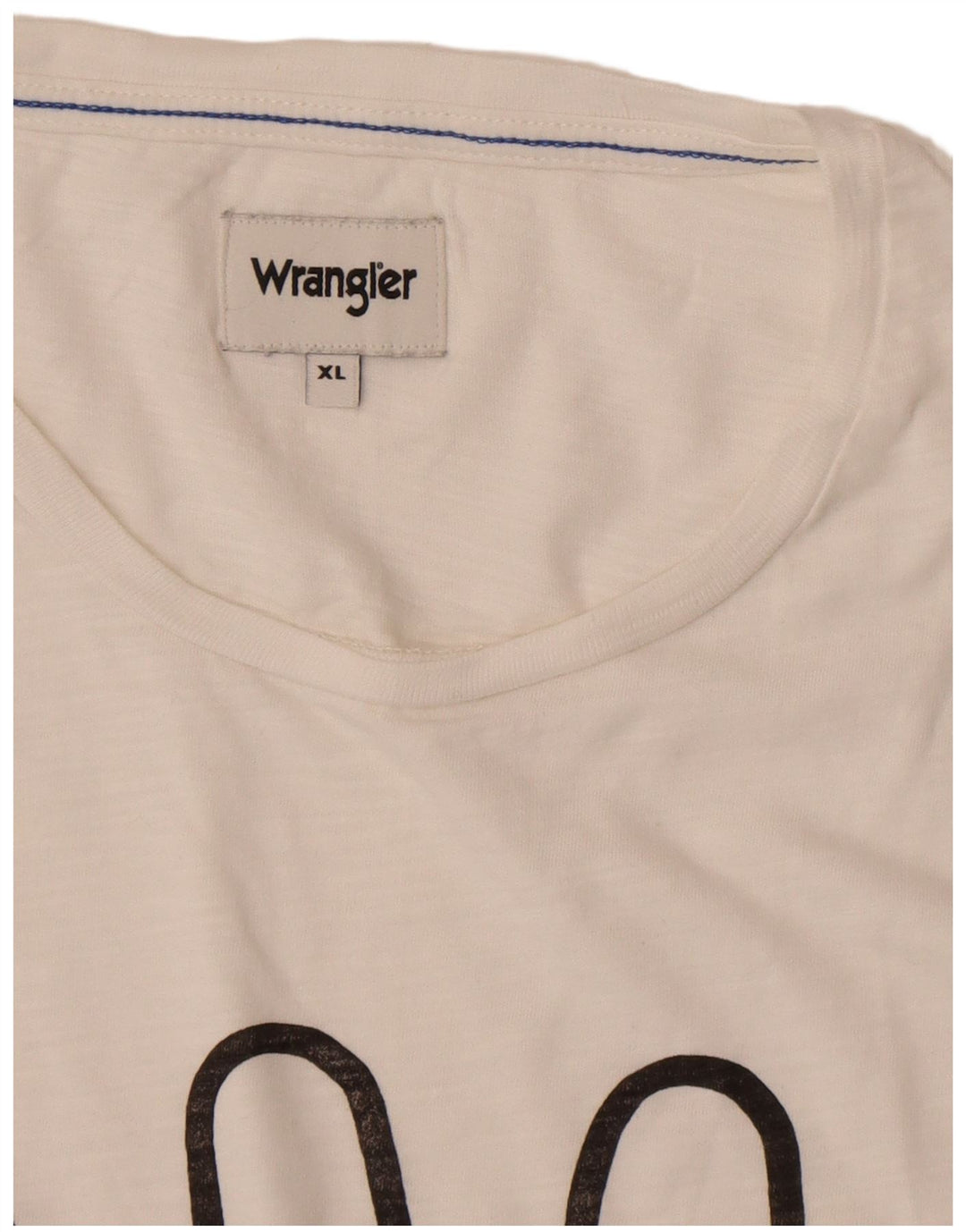 T-shirt grafica da uomo WRANGLER Top XL bianca
