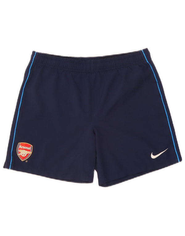Pantaloncini sportivi Nike Arsenal da ragazzo, 12-13 anni, grande, blu navy, in poliestere