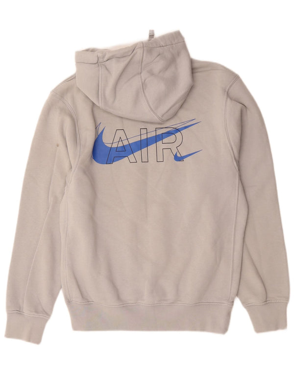 Felpa con cappuccio grafica Loose Fit da uomo Nike XS in cotone grigio