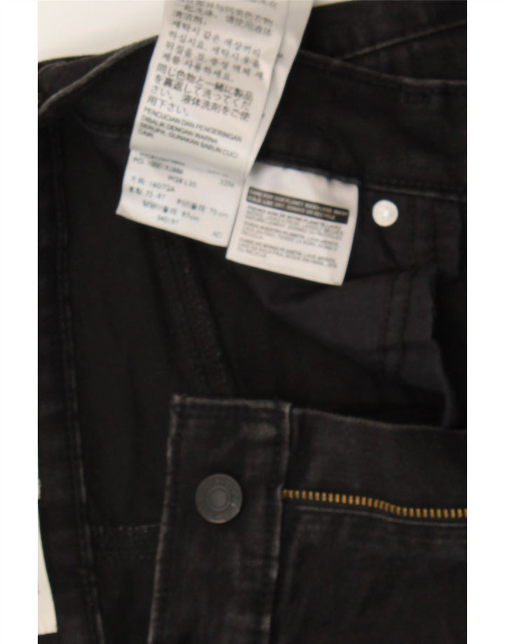 LEVI'S Womens Slimming Slim Jeans W28 L30  Black Cotton Vintage Levi's and Second-Hand Levi's from Messina Hembry 