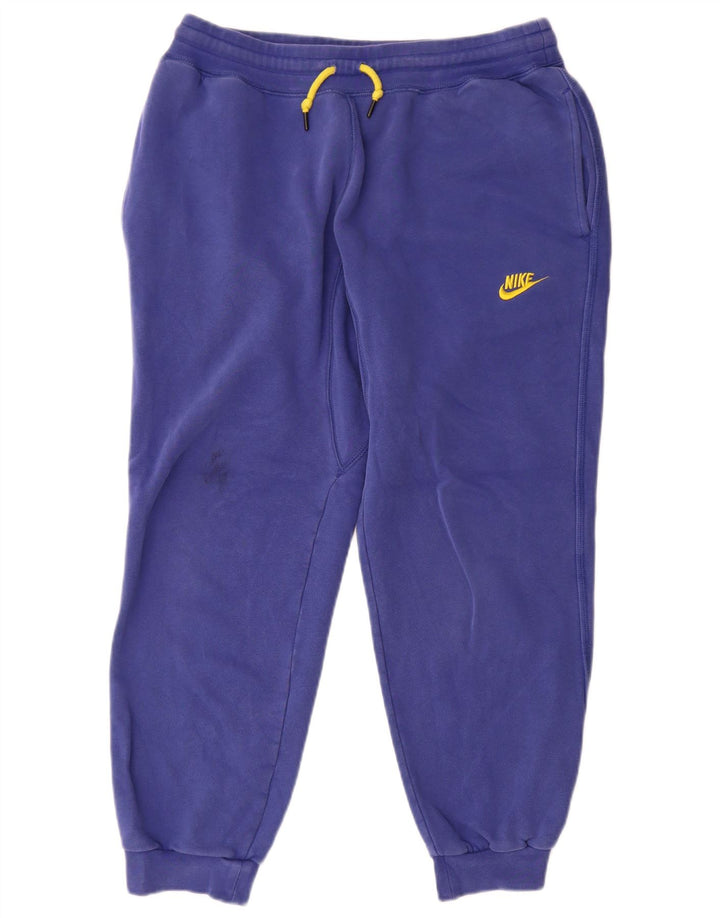 Pantaloni da tuta Nike da uomo Joggers in cotone blu medio
