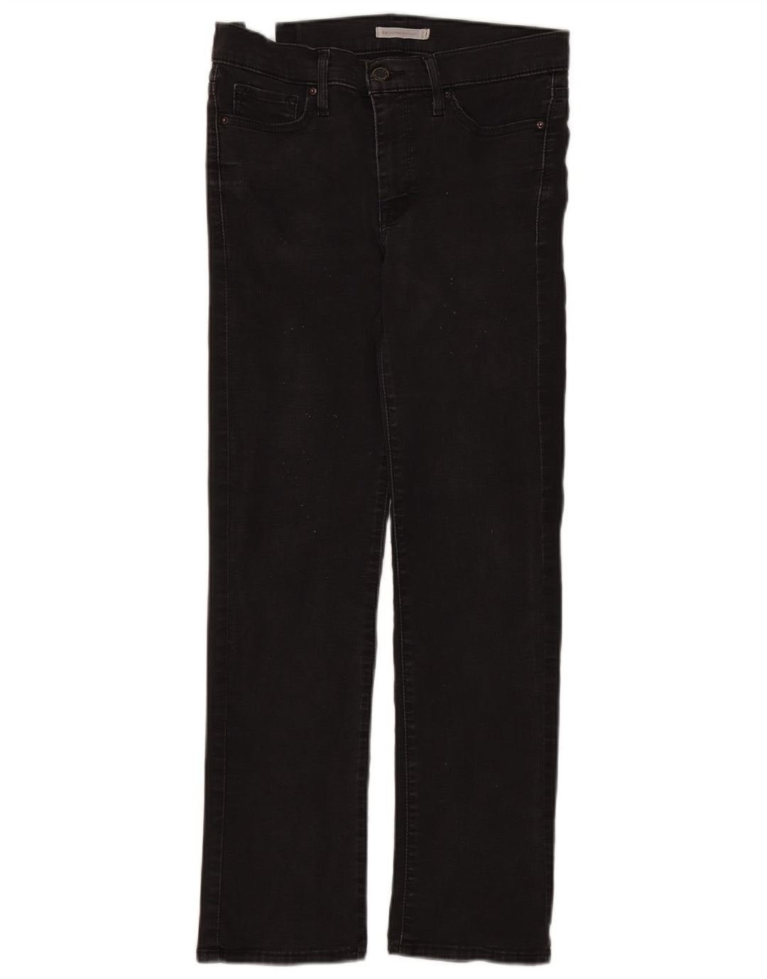 Pantaloncini di jeans modellanti Levi's 314 da donna W29 L28 cotone nero