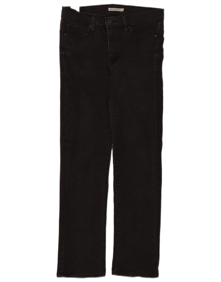 Pantaloncini di jeans modellanti Levi's 314 da donna W29 L28 cotone nero