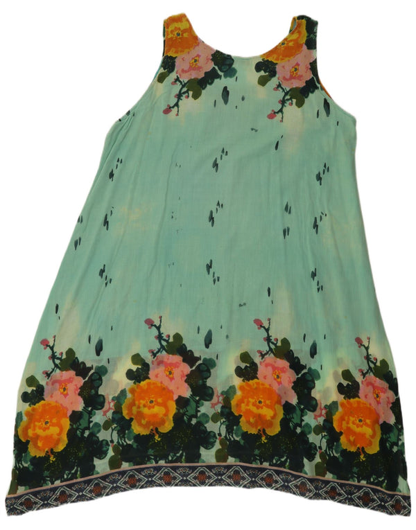 Positano by Jean Paul Abito tunica senza maniche da donna UK 20 2XL Blu floreale