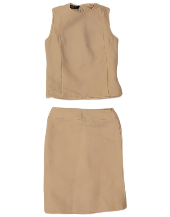 Set gonna 2 pezzi da donna Mila Schon IT 42 medio W26 lana beige