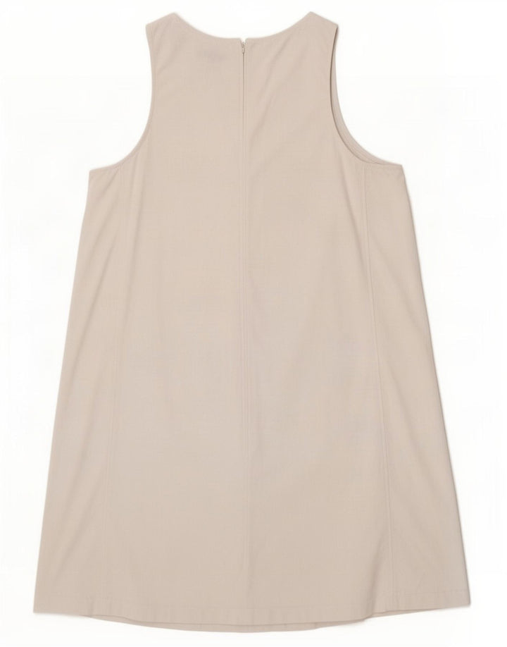 Abito basic senza maniche da donna Marks & Spencer UK 12 Lino bianco medio