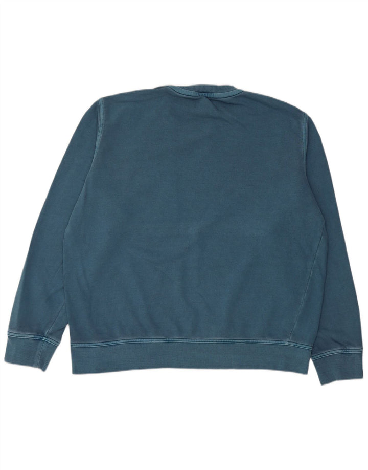 Felpa da uomo Marks & Spencer maglione XL cotone blu