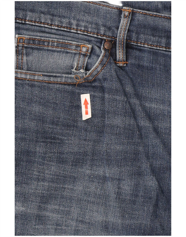Jeans dritti da uomo Marks & Spencer Blue Harbour W40 L33 cotone blu