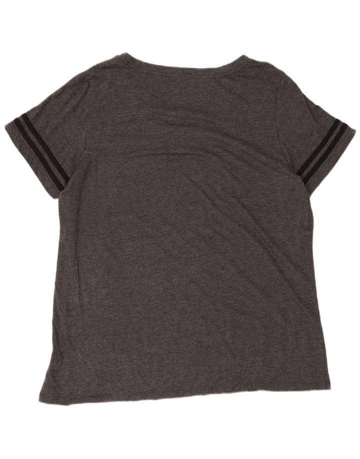 T-shirt grafica da donna di merce originale Top UK 20 2XL Grigio