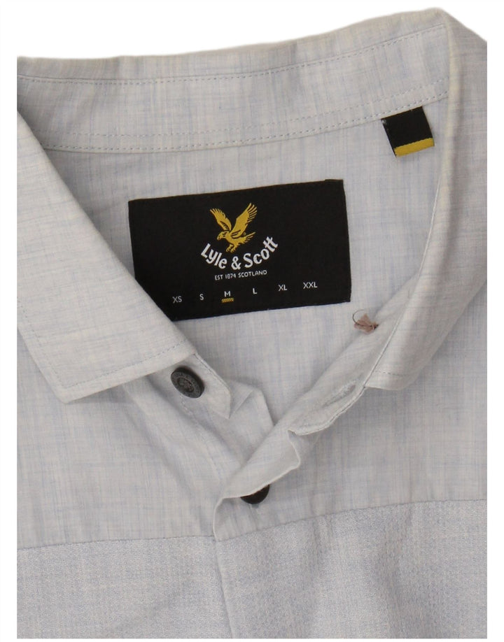 Camicia da uomo LYLE & SCOTT a righe blu medio