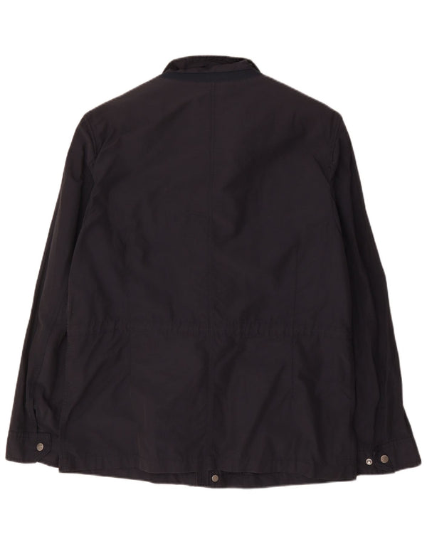 Geox Giacca da uomo Respira Utility UK 42 XL Blu Navy Cotone