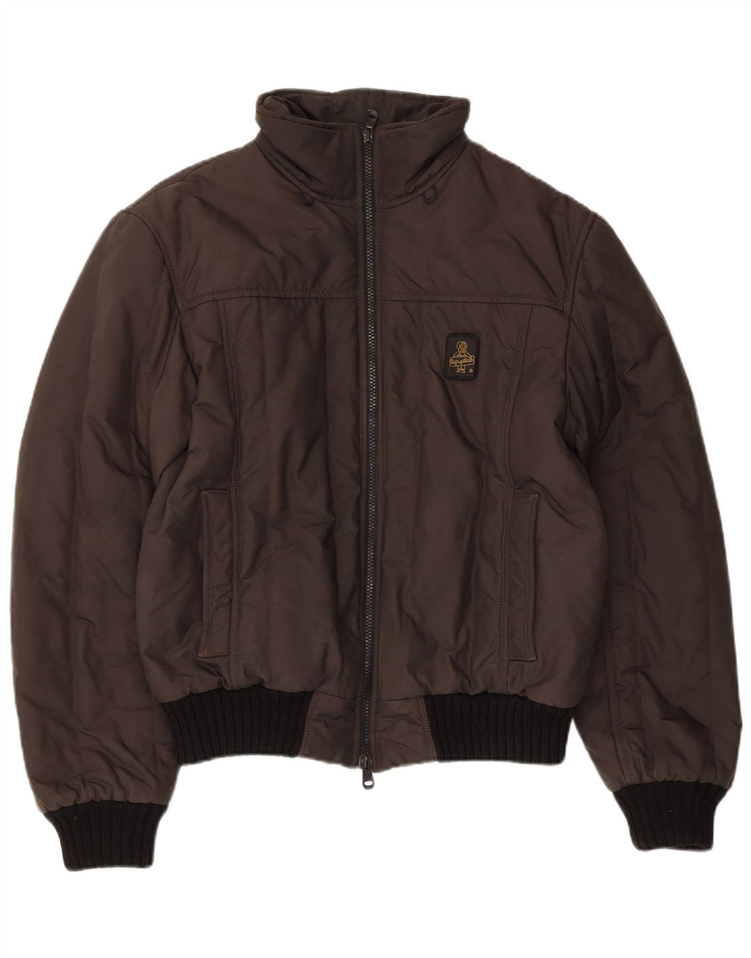 Refrigiwear Giacca bomber da uomo foderata UK 40 grande nylon marrone