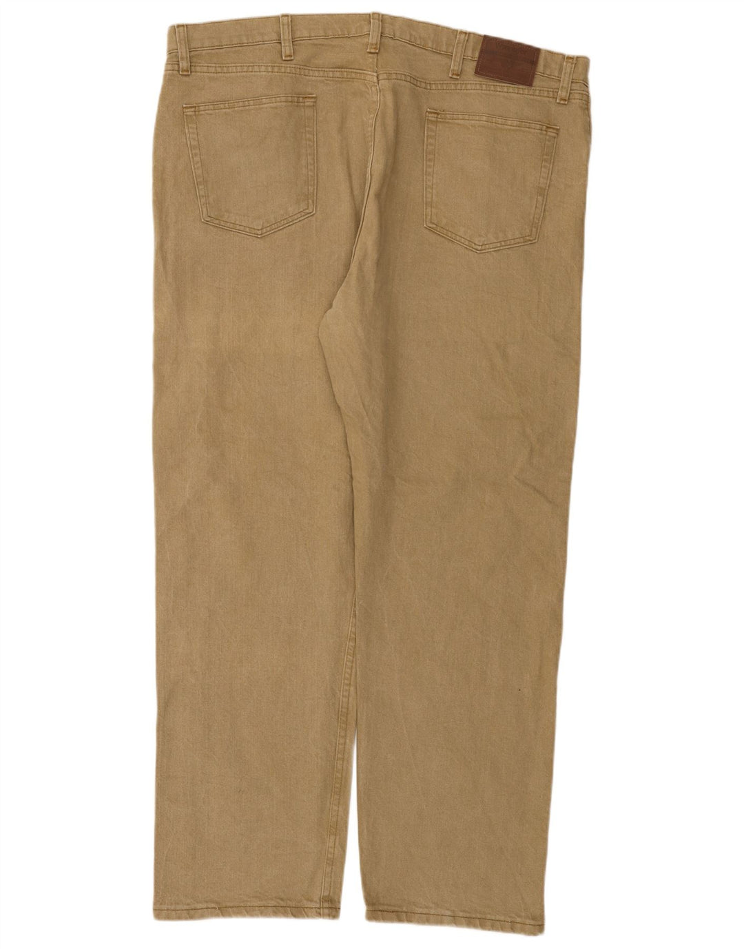 Jeans dritti da uomo Wrangler vestibilità regolare W42 L30 cotone beige